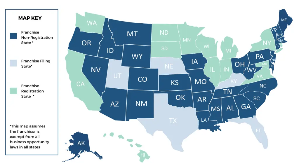Federal FDD map Key