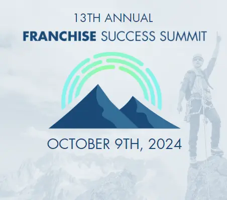13th Annual Franchise Success Summit logo mountains October 9th, 2024